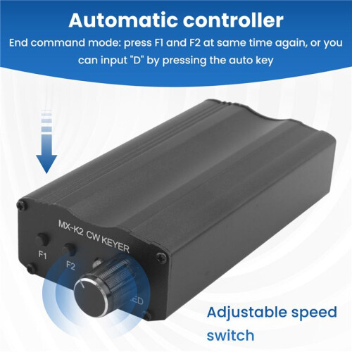 MX- CW Keyer Automatische Sleutelcontroller Morsecode Auto Memory Key Controller voor Radioversterker 2