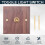 Retro American Industrial Style Light  Socket, Solid Wood Brass Toggle  Plate(1 Open) 2