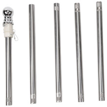 Flagpole, Stainless Steel Flagpole, Suitable for House Courtyard Garden, Anti-Rust  (Silver Pole Only)