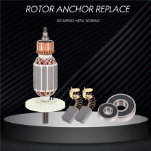 220V Rotor Anchor Replace for 360591E DH40MRY DH40M DH40MR DH40SR DH40FR Spline Shank Rotary Hammer