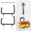 5PCS Pegboard Drill Holder Heavy Duty Hooks,Pegboard Double Hooks Drill Hanger Hook for Drill,Accessories,Power Tool Etc 2