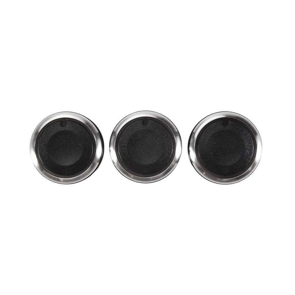 3Pcs Ac Knob Air Conditioning Heat Control Knobs For Tacoma Platz Vios Vitz Yaris Echo Scion X Black 4713544923327