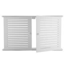 BoîTes de Rangement de Routeur Wifi Sans Fil BoîTe en Bois Câble Puissance Support de Fil Tenture Murale Tablette de Prise de Courant - Porte