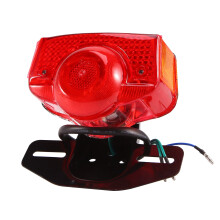 Motorrad Bremse Heck Licht Heck Licht Montage mit GlüHbirne für CT70 CT90 CT125 XL70 CL70 CL90 Jialing JH70