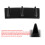 Universal Car Rear Splitter  Bumper Diffuser 7 Fin Rear Bumper Lip Spoiler for    Gloss Black A 10