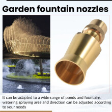 Brass Durable Adjustable Ice Tower Cascade for Fountains Sprinkler (1 Inch DN25)