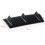 Universal Car Rear Splitter  Bumper Diffuser 7 Fin Rear Bumper Lip Spoiler for    Gloss Black A 7