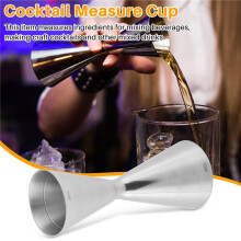 Stainless Steel Measure Cup Double Bar Party Wine Cocktail Shaker Jigger 45Ml