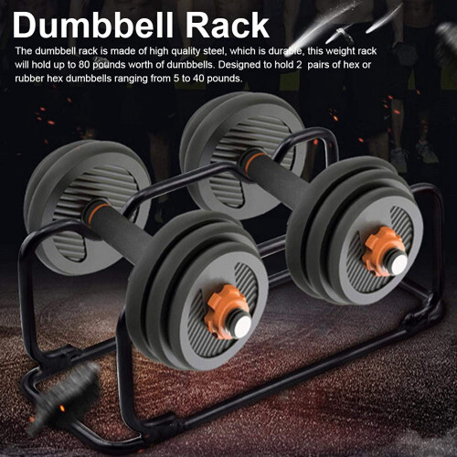 Petit Support de Support D'HaltèRes, Support D'HaltèRes, Support D'HaltèRes, Support de Stockage D'HaltèRes en Acier Compact D'HaltèRes 2
