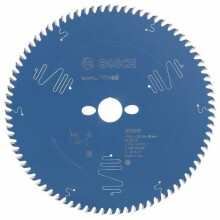 Cirkelzaagblad - BOSCH - EX WO, T 254x30-80 - 254 x 30 mm - 80 tanden - Blauw