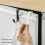 Multi-Purpose Hooks Kitchen Cabinet Door Back Hook Hanging Rack Clothes Coat Hat Towel Hanger Storage Hook White 4