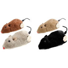 Kattenspeelgoed Clockwork Spring Power Pluche Muisspeelgoed Beweging Rat Kat Hond Speelspeelgoed Huisdieren Interactief Speelgoed Dierbenodigdheden