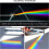 2Pcs 6Inch Crystal Optical Glass Triangular Prism for Photography Effects Physics Teaching Light Spectrum Optics Kits 2