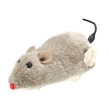 Cat Toy Clockwork Spring Power Plush Mouse Toy Motion Rat Cat Dog Playing Toy Pets Interactive Toys Pet Supplies
