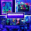 1 pack barre LED UV noire 28 cm 5 W 4