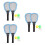 15Stk Kinder Beach Paddle Set Robustem Material Mit 3 Bällen 7