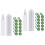 2Sets Garten Pflanzkörbe Mit , Transparente Töpfe Für 4