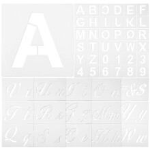 4Sets Schablonen Pet Weiß Für Und