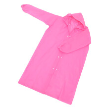 3Stk Eva Regenponchos Pink Für Erwachsene Outdoor Camping