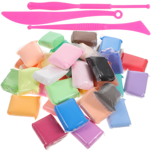 4Sets DIY Kinder Modelliermasse Mit Langlebigen Tonwerkzeugen 2
