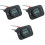 3Stk Digital Voltmeter Dc 12-24V Grün Auto Spannung 3