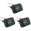 3Stk Digital Voltmeter Dc 12-24V Grün Auto Spannung 2