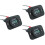 3Stk Digital Voltmeter Dc 12-24V Grün Auto Spannung 6
