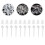 2Sets Kunststoff Ohrringretainer Transparent Leicht Und Robust 10
