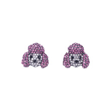 2Stk Silber Ohrschmuck Damen Pudel Ohr Dekoration Elegante Optik