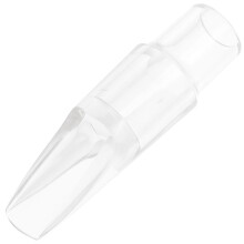 2Pièces Tête Saxophone Plastique Transparent Pour Sax Soprano Durable