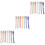 21Rolls Round Size Label Self-Adhesive Sticker for Clothing Apparel 4
