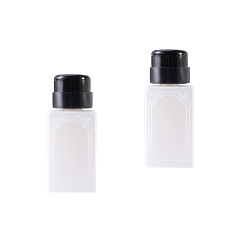 2Stk Pumpe Nagellack Flasche Weiß, Sicher Und 2