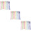 21Rolls Round Size Label Self-Adhesive Sticker for Clothing Apparel 8
