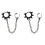 2Stk Schwarze Ohr Clips Ohrloch Modischer Schmuck 3