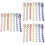 21Rolls Round Size Label Self-Adhesive Sticker for Clothing Apparel 5
