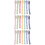 21Rolls Round Size Label Self-Adhesive Sticker for Clothing Apparel 7