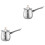 2Stk Strapazierfähiger Haushalt Frothing Pitcher Silber 3