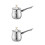 2Stk Strapazierfähiger Haushalt Frothing Pitcher Silber 5