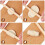 2Sets Holz Pasta Gnocchi Maker Mit Rutschfestem Griff Hellbraun 7