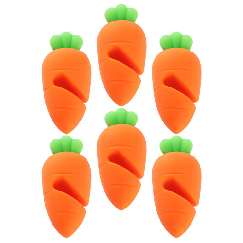 30Stk Karotten Silikon Kochtopf Überkochschutz Lebendig Orange