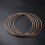 10Stk Metallringe Rund Gold DIY Zubehör Langlebig 10