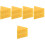 10Pièces Fromage Décoratif Simulé Design Réaliste Et Durable 6