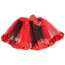 4Pièces Jupe Tutu Douce Ajustée Pour Fillettes Fête Photo