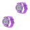 2Pièces Enfants LED Violet Durable Cadeau Polyvalent 10
