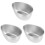 3Pièces Bols Repas Cuisson Œufs Pudding Argenté 4