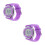 2Pièces Enfants LED Violet Durable Cadeau Polyvalent 8