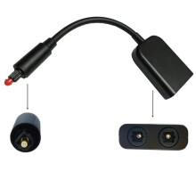 Convertitore nel Fibra Ottica un 6 Core Cavo nel Fibra Ottica Audio 2 nel 1 Uscita Adattatore nel Fibra Ottica 1/2 Distributore nel Fibra Ottica Audio