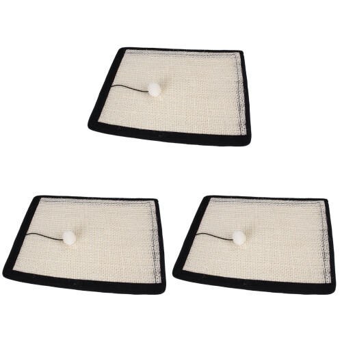 3Pièces Griffoir Chat Sisal Pour Protection 1