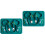 2Ensembles Assiettes Bébé Silicone Vert Olive Ensemble Fourchette 4