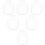 6Pièces Bols Trempage Ongles Usage Pro Domestique 9